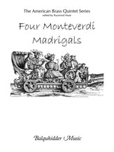 4 MONTEVERDI MADRIGALS cover